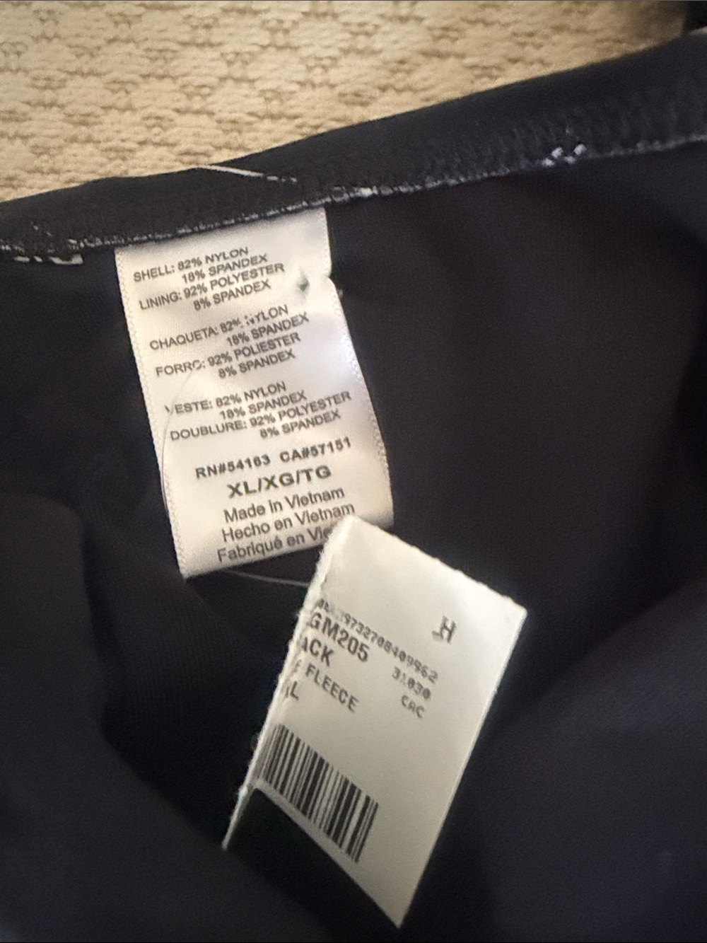 Calvin Klein Black One-Piece Swimsuit with White Logo Print - Picture 6 of 7